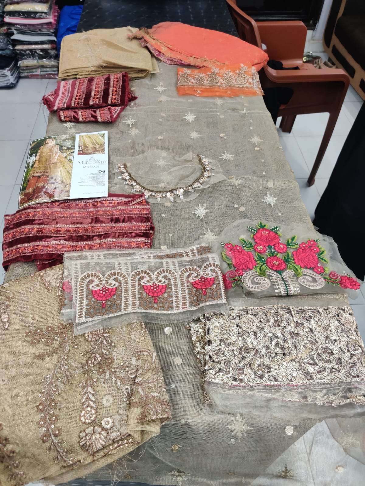 Maria b Luxury Chiffon Collection by Akbar Aslam